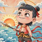 阳光照大地｜哪吒跳操节拍器🎵