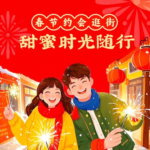 春节约会逛街，甜蜜时光随行