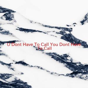 Usher《U Don't Have To Call(You Don't Have To Call)(Instrumental version originally performed by Usher)》
