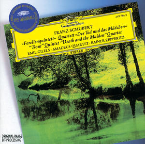 Emil Gilels&Amadeus Quartet《Schubert: Piano Quintet in A Major, D. 667 "Trout" - IV. Thema - Andantino - Variazioni I-V - Allegretto》[MP3_LRC]