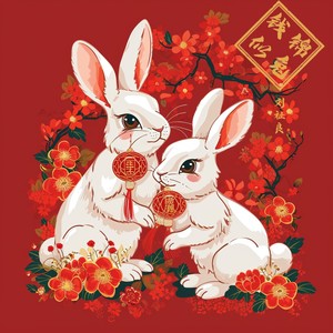 刘祉良《钱兔似锦》