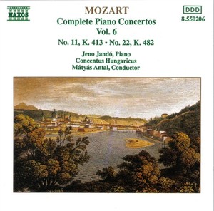 Jenő Jandó《Wolfgang Amadeus Mozart: Concerto No.22 in Es-dur, KV 482 - Allegro》[MP3_LRC]