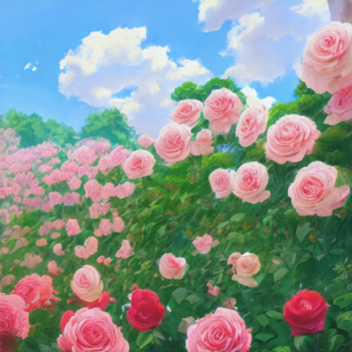 风很温柔，花很浪漫