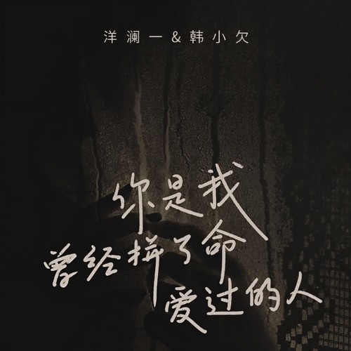 你是我曾经拼了命爱过的人