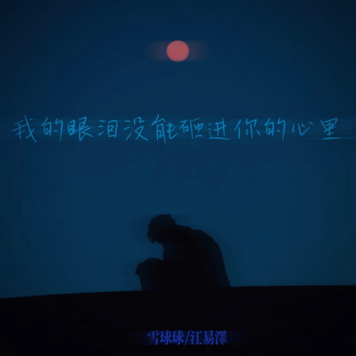 我的眼泪没能砸进你的心里
