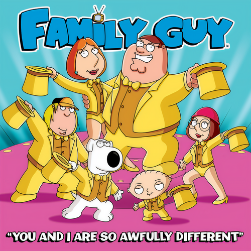 You And I Are So Awfully Different You and I Are So Awfully Different (From "Family Guy")-Cast - Family