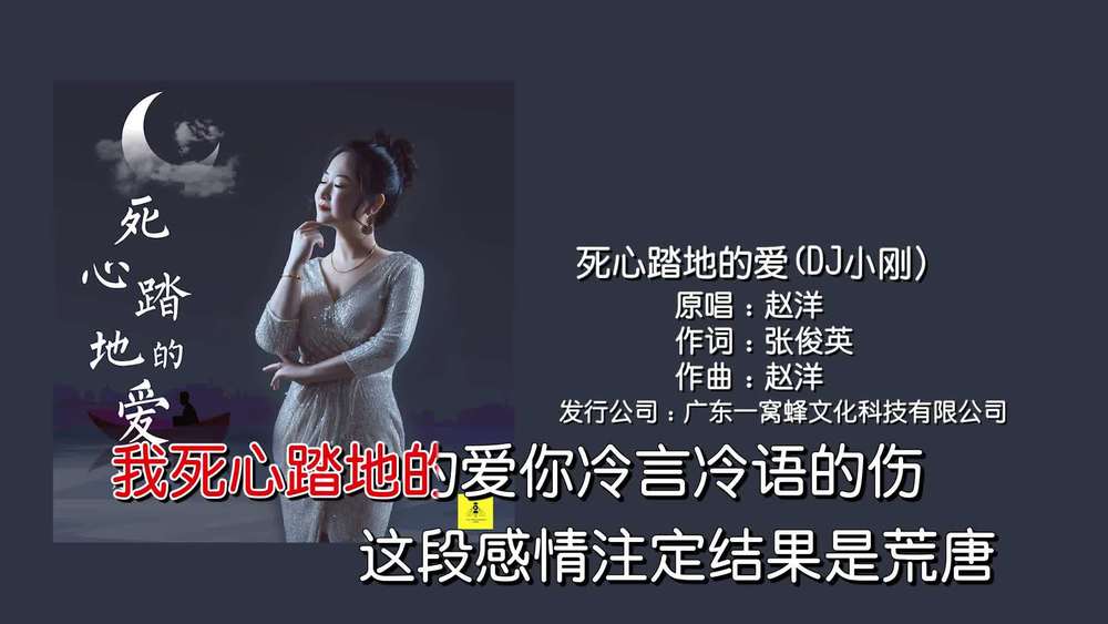 赵洋《死心踏地的爱 (DJ小刚版)》